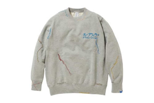 LOOPWHEELER、KUON 联乘 SASHIKO GALS 推出刺子绣卫衣