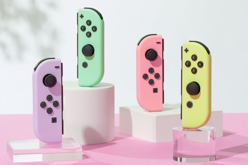 任天堂推出粉彩色的 Joy-Con