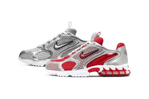 Nike Air Zoom Spiridon Caged 2 全新配色「Track Red」,「Smoke Grey」即将发售