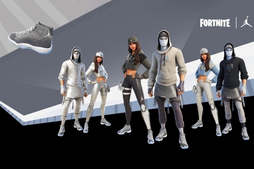 Fortnite 携手 Jordan Brand 打造 Air Jordan 11「Cool Grey」特别联名活动