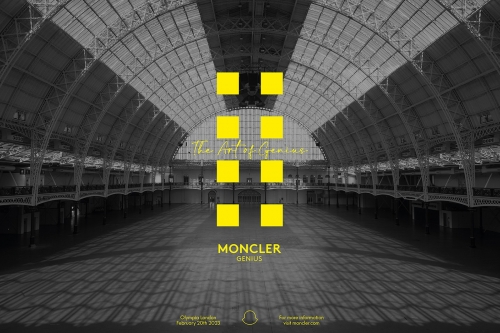 Moncler 将于伦敦时装周举办 2023「THE ART OF GENIUS」大秀