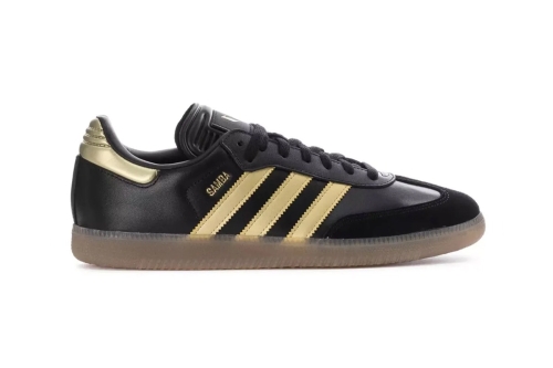 Lionel Messi × adidas Samba 全新配色「Black/Gold」鞋款官方图辑、发售情报正式发布