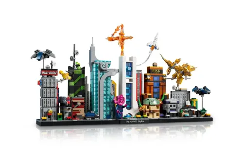 LEGO 最新「The Marvel Skyline」积木套装将漫画经典地标化作微缩城市景观
