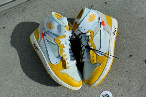 消息称 Off-White™ × Air Jordan 1 High OG「Canary Yellow」即将回归发售