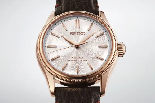 Seiko 全新 Presage 限量腕表,演绎「Shironeri」白丝质感表盘