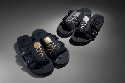 mastermind JAPAN × SUICOKE 联名黑魂骷髅头 KAW-VS 凉鞋正式登场