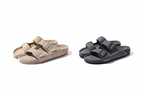 BEAMS × Birkenstock 最新联乘 Arizona「Taupe」及「Grey」配色拖鞋发布