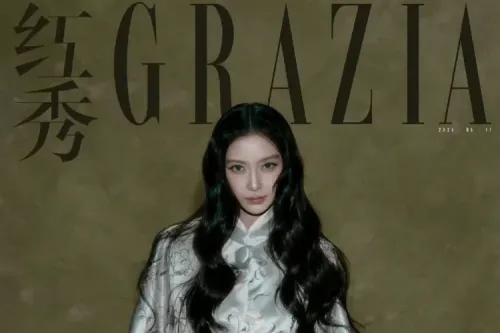 Angelababy 解锁鬼塑千金封面，四套高定直接杀穿时尚热搜