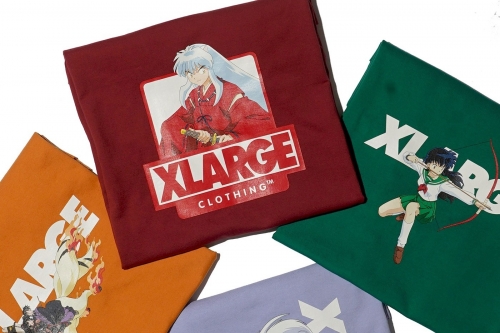 XLARGE 推出经典动漫《犬夜叉》全新联名 T-Shirt 系列