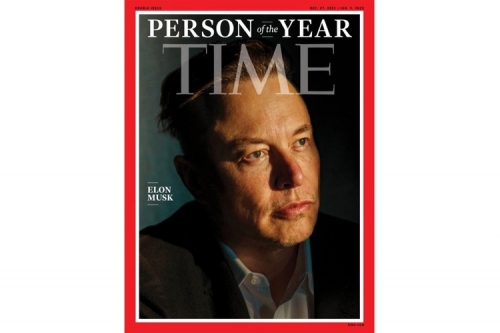 Elon Musk 正式登上《TIME》2021 年度风云人物