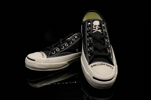 近赏 mastermind JAPAN × Converse Addict 最新联名 Jack Purcell 开口笑鞋款