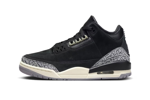 Air Jordan 3 全新配色「Off Noir」鞋款官方图辑、发售情报正式公开