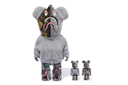 A BATHING APE® 推出全新 BE@RBRICK 联名系列「LEGACY CAMO SHARK」