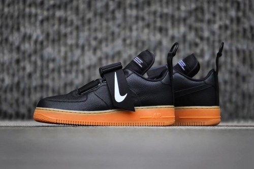 Nike Air Force 1 Low Utility 全新「Black/Gum」配色鞋款