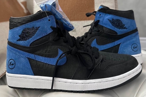 fragment design × Air Jordan 1 High「鳄鱼纹」联名鞋款样品曝光