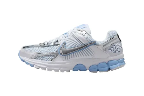 Nike Zoom Vomero 5「Aluminum」：双银色 Swoosh 叠加，金属质感超抢眼