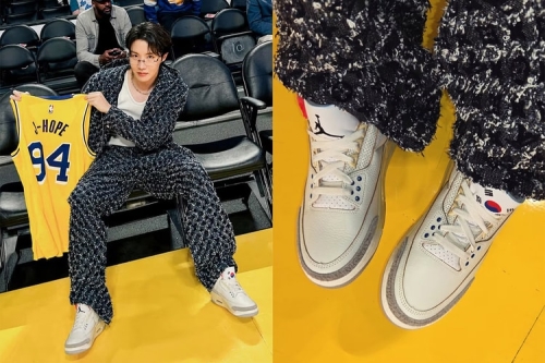BTS 成员 J-Hope 率先着用 Air Jordan 3 全新版本配色「Seoul 2.0」鞋款