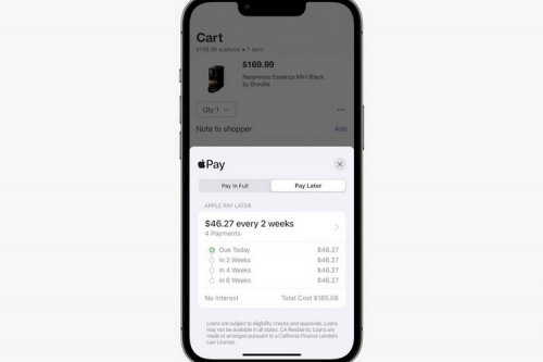 苹果 Apple 新设子公司，专门处理 Pay Later 放贷服务