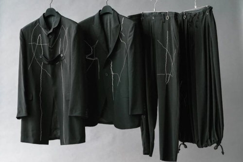 Yohji Yamamoto Pour Homme 以 1994 经典为灵感推出「Cracked Embroidery」胶囊系列