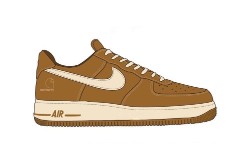 Carhartt WIP × Nike Air Force 1 联名系列曝光