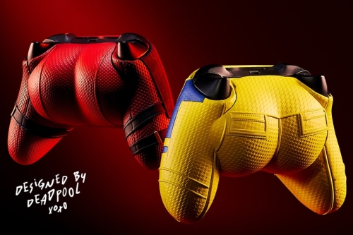 Marvel 人气大片《死侍与金钢狼》携手 Xbox 打造两大主角「翘臀造型」游戏手柄