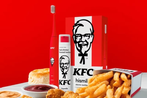 创意无极限,KFC 推出炸鸡口味牙膏