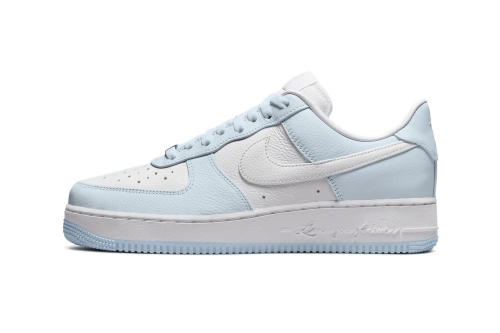 NOCTA × Nike Air Force 1 Low 全新联名鞋款「White/Cobalt Tint」率先曝光