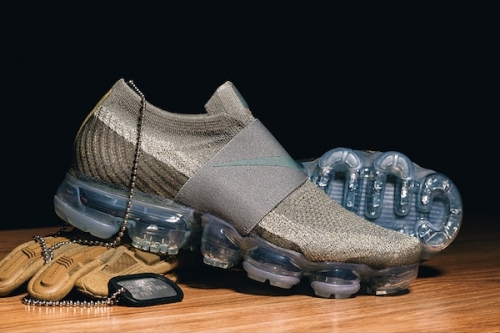 抢先预览 Nike Air VaporMax Laceless 全新灰金配色鞋款