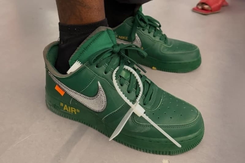 近赏 Virgil Abloh Archive × Nike Air Force 1 Low 绿色联名鞋款