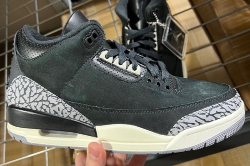 Air Jordan 3 最新配色「Off Noir」鞋款率先曝光