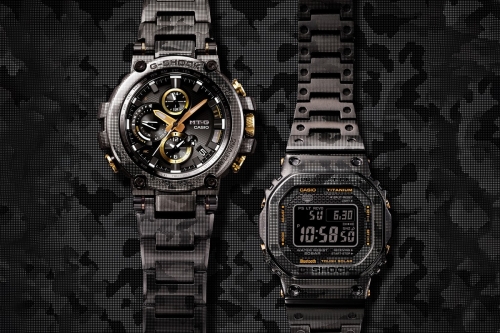 G-SHOCK 推出全新金属雷射迷彩别注腕表系列