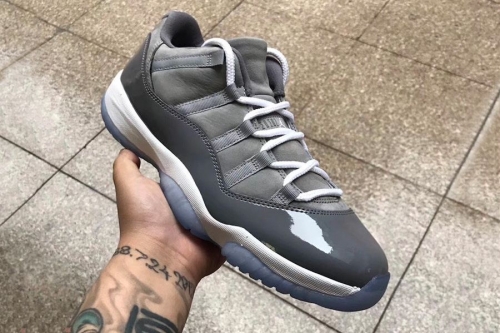 Air Jordan 11 Low「Cool Grey」鞋款实物高清谍照曝光