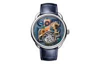 立体马术艺术邂逅高级制表：Hermès Arceau Cavalier en Formes 白金腕表
