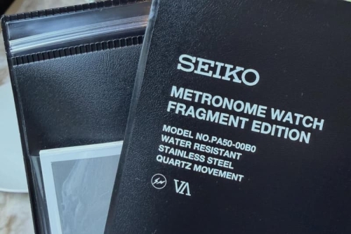 Hiroshi Fujiwara 预告 fragment × Seiko Metronome Watch 联名腕表