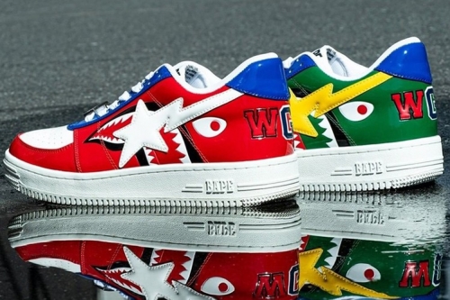 A BATHING APE 为经典鞋款 BAPE STA 推出全新鲨鱼别注款式