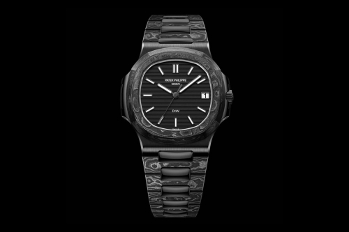 DiW 打造限量 5 枚全新碳纤维黑化 Patek Philippe Nautilus 定制表款