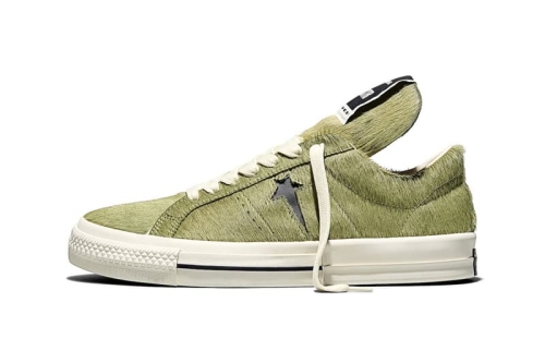 Rick Owens DRKSHDW 再度联乘 Converse,小马毛 One Star Pro 系列登场