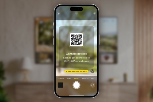 Apple 与 IHG 饭店集团合作，iPhone 一键直连房间 Wi-Fi 和电视