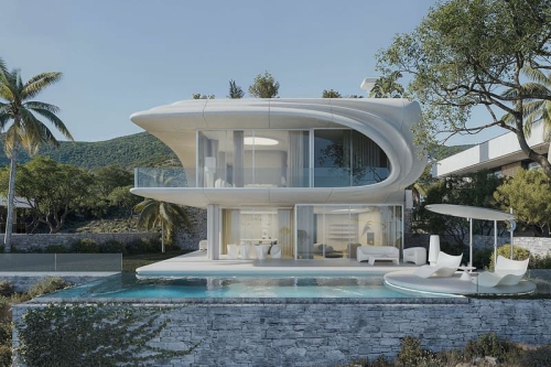 Stipfold「Perla」住宅:在马贝拉演绎雕塑感极简海岸豪宅