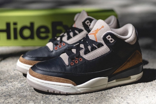 率先预览 Air Jordan 3 最新配色「Desert Elephant」鞋款近赏图辑