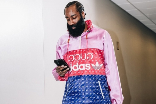 James Harden 率先着用 Gucci × adidas 最新联名系列服饰