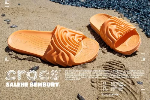 Salehe Bembury × Crocs Pollex Slides「Citrus Milk」联名拖鞋发售情报公开