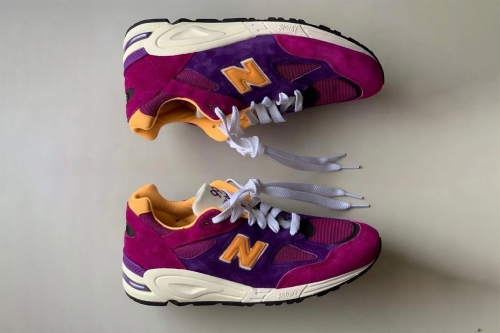 New Balance 990v2 MADE in USA 全新配色 Pink/Purple 鞋款正式发布