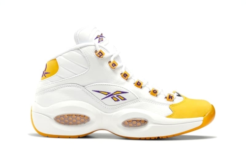 Reebok Question Mid 全新紫金配色「Yellow Toe」鞋款正式发布