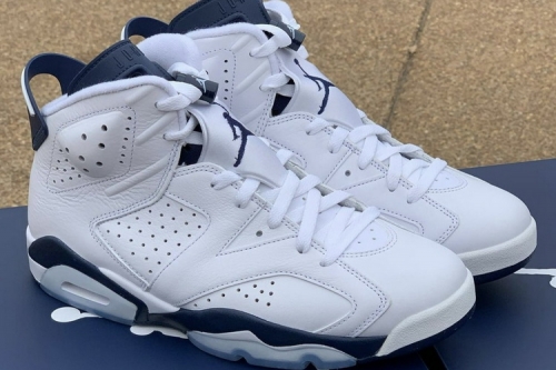 继续跳票！Air Jordan 6 “Midnight Navy”「海军蓝」配色鞋款最新实物释出！