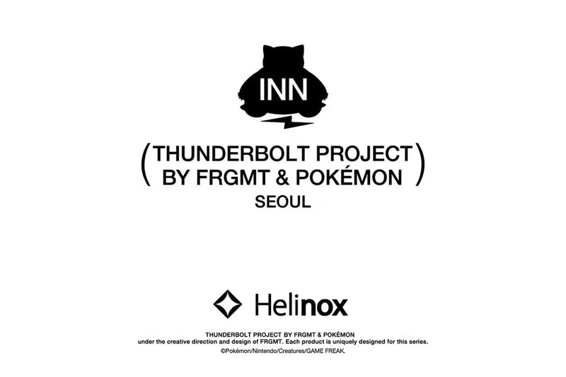 藤原浩主导 INN Thunderbolt Project By FRGMT & Pokémon 联名饭店企划即将登陆韩国