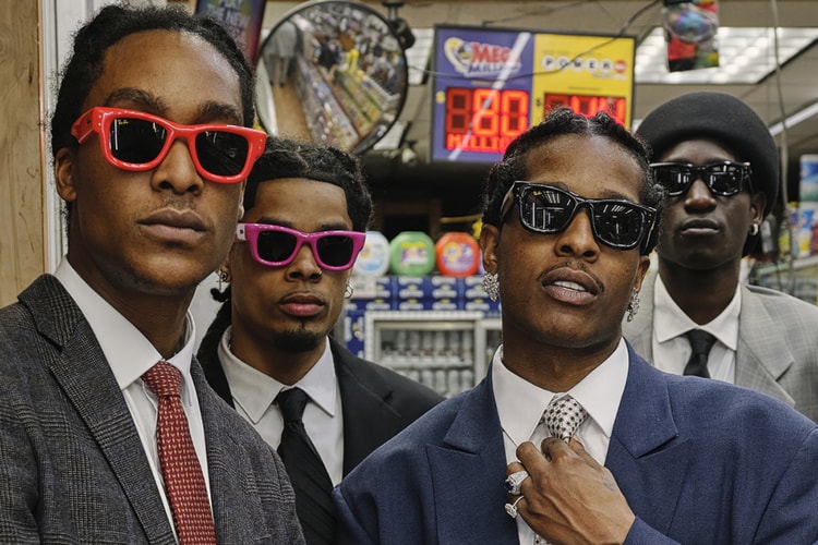 A$AP Rocky 以 Ray-Ban 创意总监身份首推「Wayfarer Puffer」形象企划