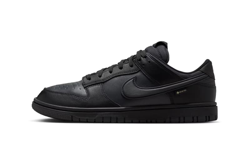 Nike 扩充全天候 Dunk Low GTX 阵容,带来「Black」配色鞋款