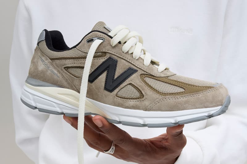 JJJJound × New Balance MADE in USA 990v4 最新配色「Mushroom」鞋款率先曝光