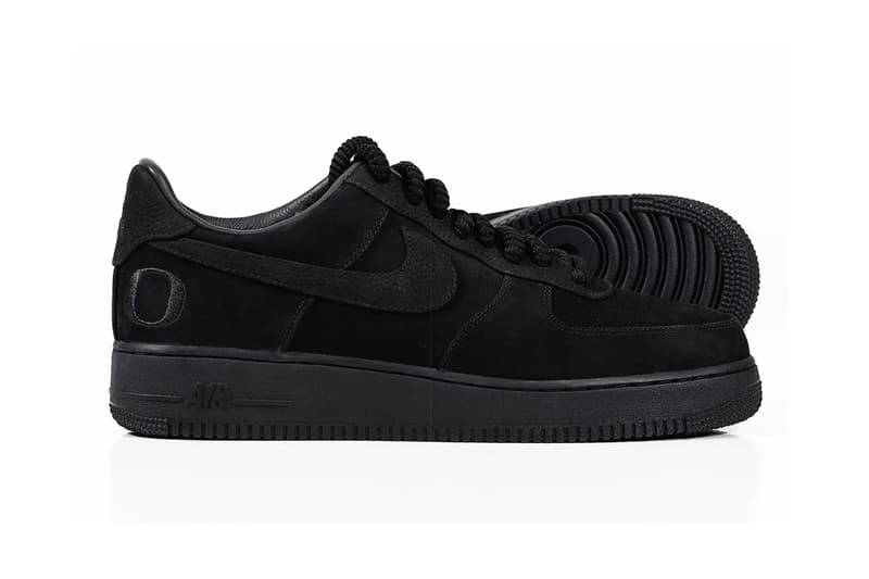 Oregon Ducks 公开限定 Nike Air Force 1「Stealth Premium」PE:全黑隐身球员专属版鞋款